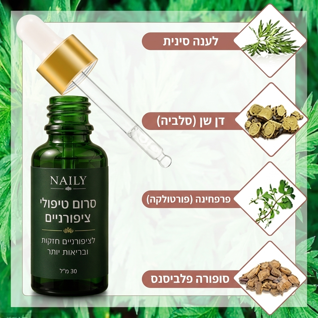סרום לטיפול בפטרת ציפורניים